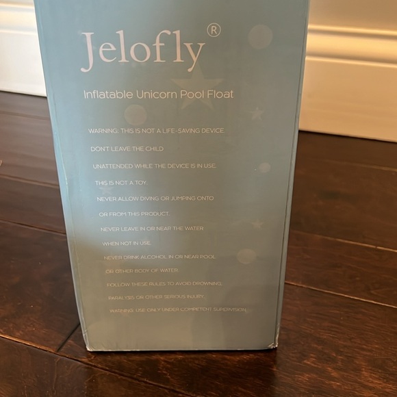 Jelofly inflatable unicorn NIB - Picture 7 of 7